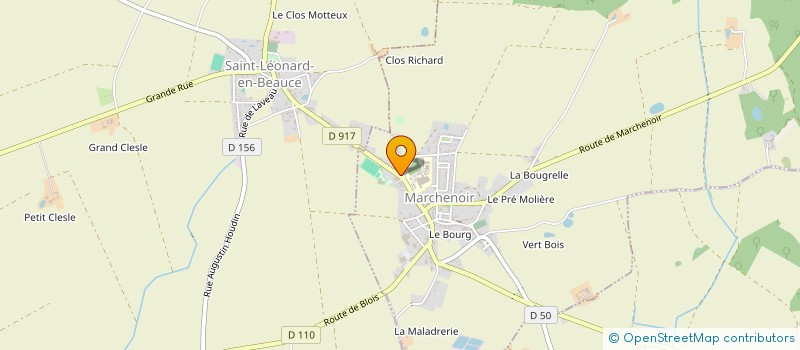 localisation de l'entreprise MADAME LUCIE PINAULT  MARCHENOIR