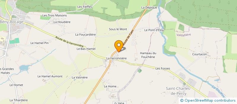 localisation de l'entreprise MADAME LUCIE PINCHON  VALDALLIERE