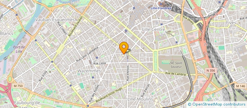 localisation de l'entreprise MADAME LUCIE PLAISANT à LILLE