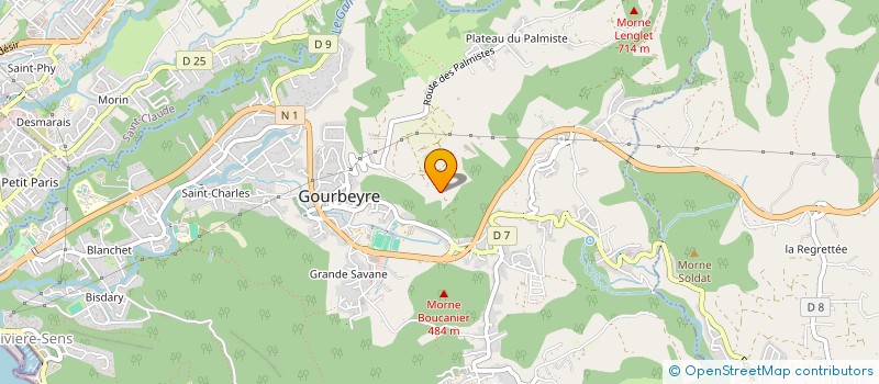 localisation de l'entreprise MADAME LUCIE POMPILIUS  GOURBEYRE