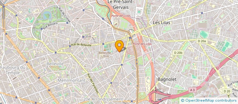 localisation de l'entreprise MADAME LUCIE PONARD  PARIS