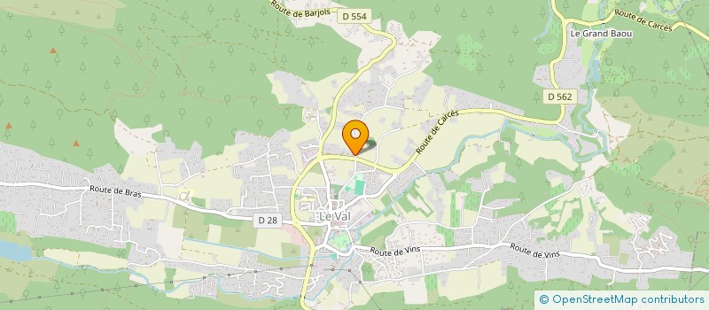 localisation de l'entreprise MADAME LUCIE POSTERARO  LE VAL