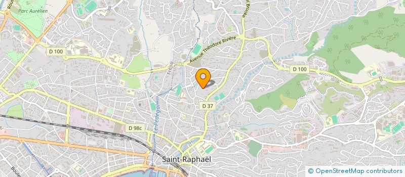 localisation de l'entreprise MADAME LUCIE POUCHOT  SAINT-RAPHAEL