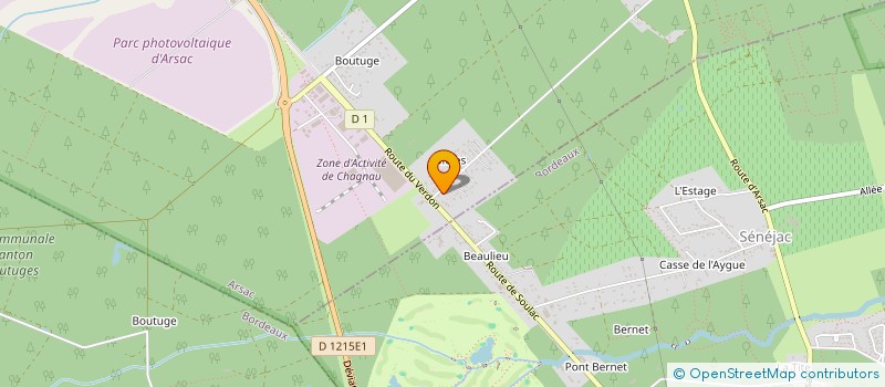 localisation de l'entreprise MADAME LUCIE POUJARDIEU  LUDON-MEDOC