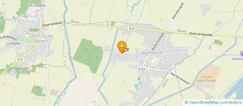 localisation de l'entreprise MADAME LUCIE POUSSIN  LABASTIDETTE