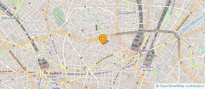 localisation de l'entreprise MADAME LUCIE POUSSON-RIBIS  PARIS