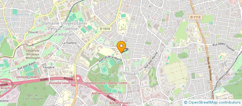 localisation de l'entreprise MADAME LUCIE PREVOST  TALENCE