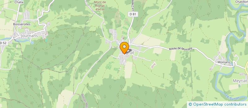 localisation de l'entreprise MADAME LUCIE PREVOT à BOHAS-MEYRIAT-RIGNAT