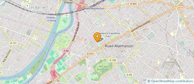 localisation de l'entreprise MADAME LUCIE PRIEUR à RUEIL MALMAISON