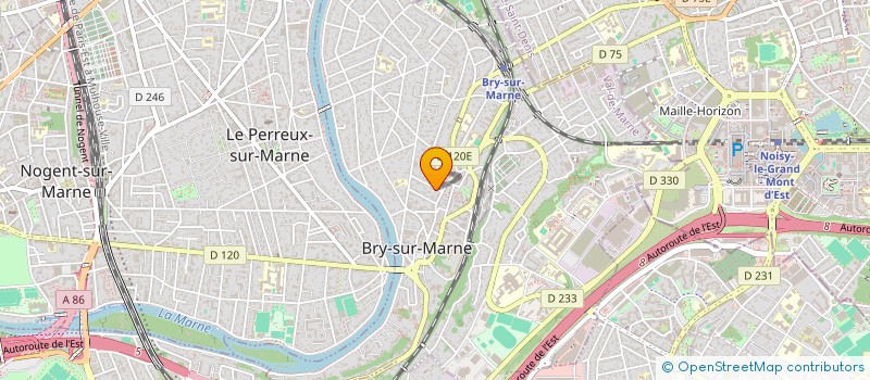 localisation de l'entreprise MADAME LUCIE PRIOUX  VILLEJUIF