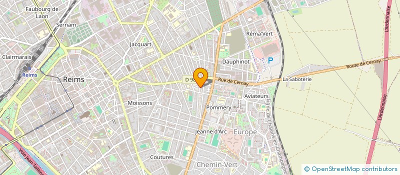 localisation de l'entreprise MADAME LUCIE PROLA  REIMS