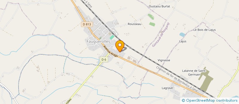 localisation de l'entreprise MADAME LUCIE PUJOL  TALENCE