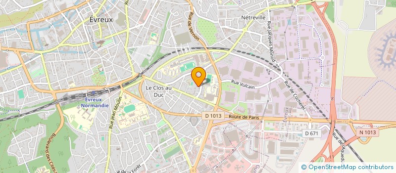 localisation de l'entreprise MADAME LUCIE QUERRIERE à EVREUX
