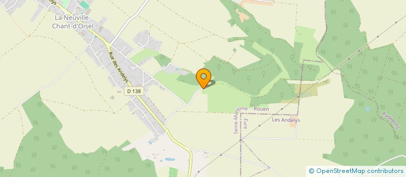 localisation de l'entreprise MADAME LUCIE QUESMEL  LA NEUVILLE CHANT D'OISEL