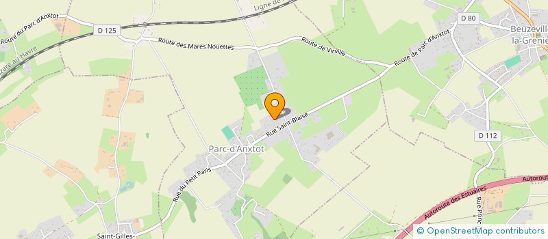 localisation de l'entreprise MADAME LUCIE QUITARD  PARC-D'ANXTOT