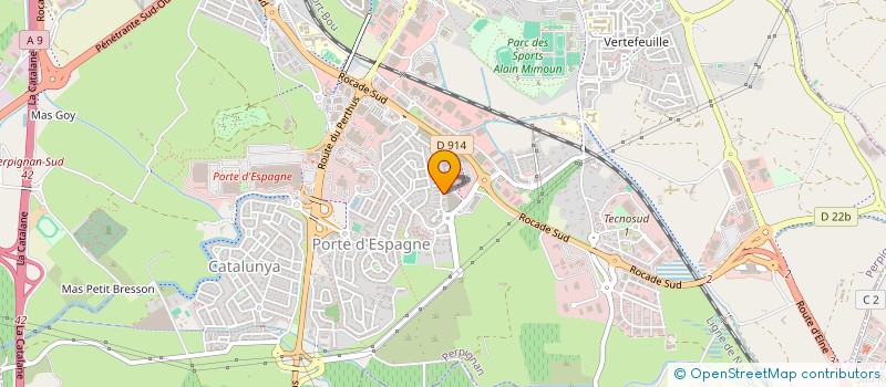 localisation de l'entreprise MADAME LUCIE RABAULT  PERPIGNAN