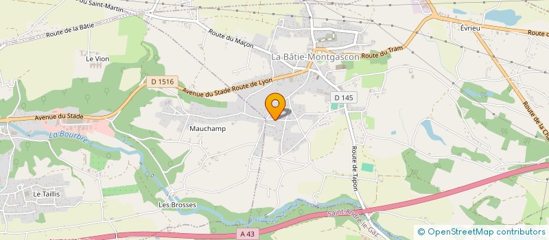 localisation de l'entreprise MADAME LUCIE RAMON  LA BATIE-MONTGASCON