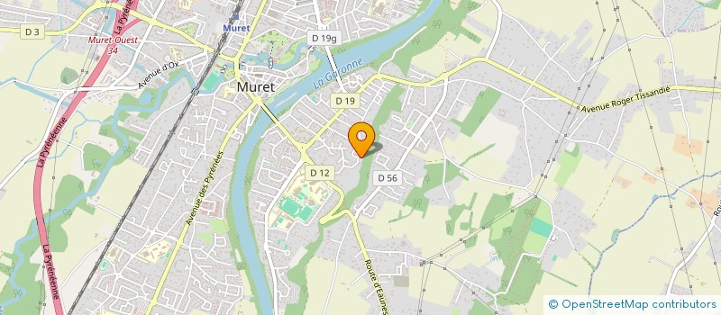 localisation de l'entreprise MADAME LUCIE RAMONGASSIE  MURET