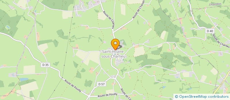 localisation de l'entreprise MADAME LUCIE RAQUIN  SAINT-HILAIRE-SOUS-CHARLIEU