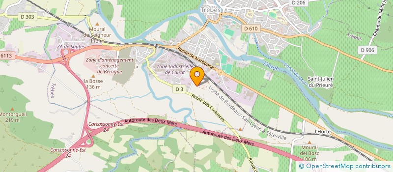 localisation de l'entreprise MADAME LUCIE RAZAFINOMENJANAHARY  FONTIES D AUDE