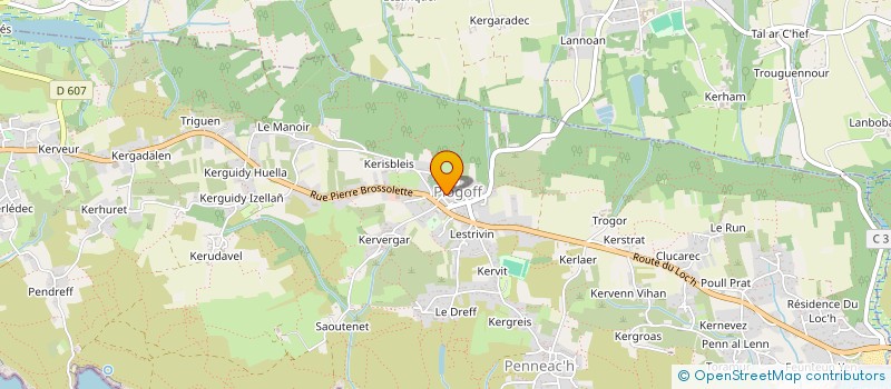 localisation de l'entreprise MADAME LUCIE RECOLET  PLOGOFF