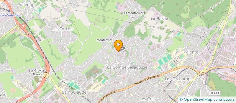 localisation de l'entreprise MADAME LUCIE REGNIER à BESANCON