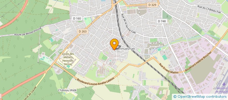 localisation de l'entreprise MADAME LUCIE REGNIER  HAGUENAU