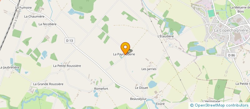 localisation de l'entreprise MADAME LUCIE RENAUD  SAINT-DENIS-LA-CHEVASSE