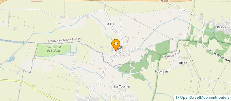 localisation de l'entreprise MADAME LUCIE RENIA  FRONTENAY-ROHAN-ROHAN