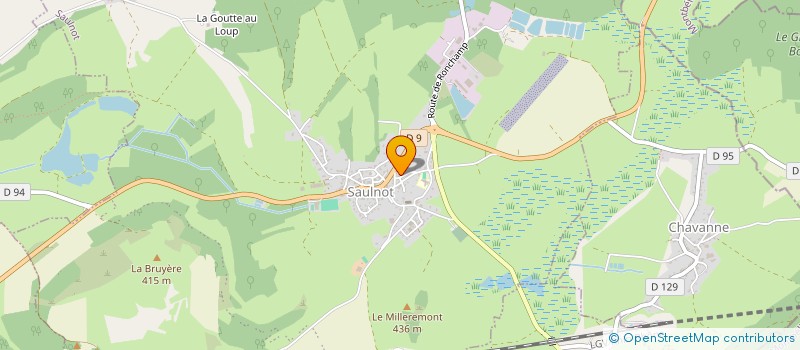 localisation de l'entreprise MADAME LUCIE RETTENBACH  SAULNOT