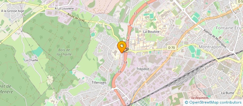 localisation de l'entreprise MADAME LUCIE REVEL  BESANCON