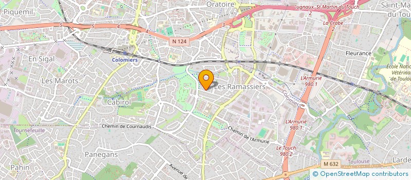 localisation de l'entreprise MADAME LUCIE REVERSEAU  COLOMIERS