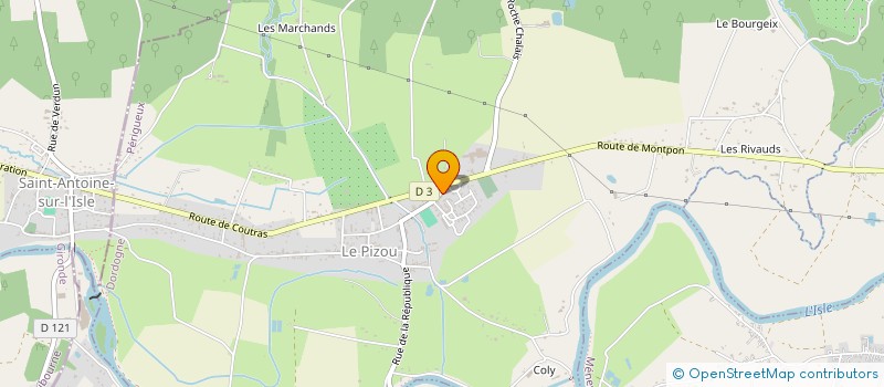 localisation de l'entreprise MADAME LUCIE REY  LE PIZOU