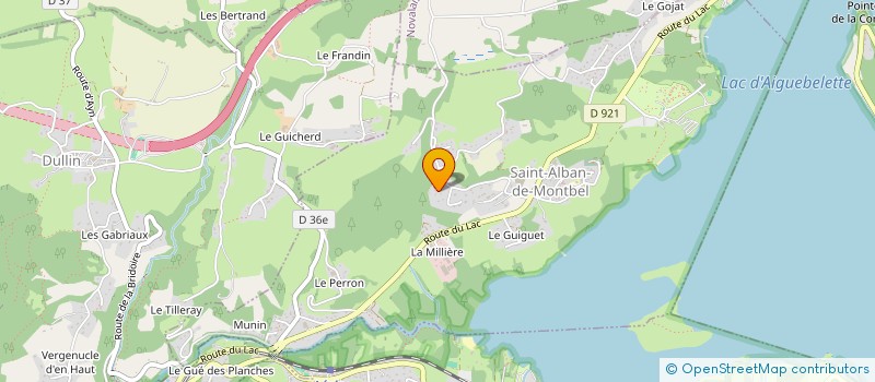 localisation de l'entreprise MADAME LUCIE REYMBAUT  SAINT-ALBAN-DE-MONTBEL