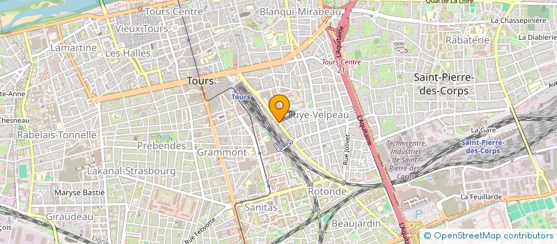 localisation de l'entreprise MADAME LUCIE RIBAULT  TOURS