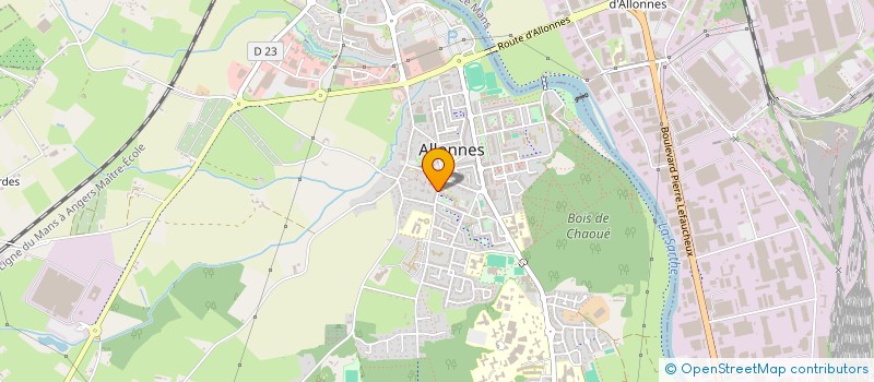 localisation de l'entreprise MADAME LUCIE RICHER  ALLONNES