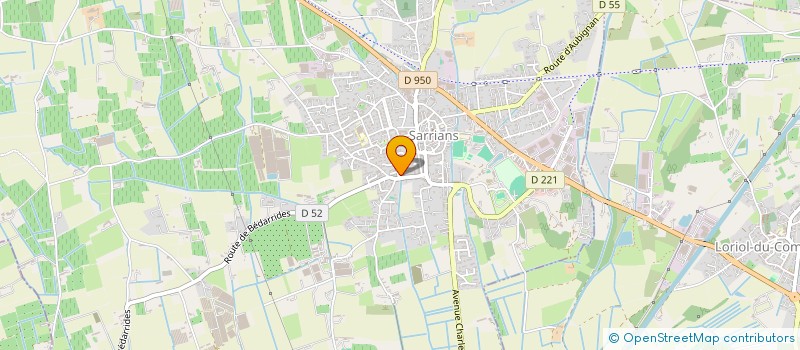 localisation de l'entreprise MADAME LUCIE RIDOUX  SARRIANS