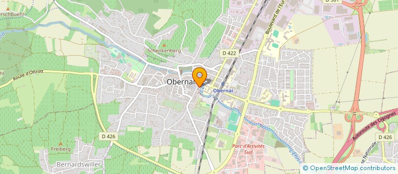 localisation de l'entreprise MADAME LUCIE RISS à OBERNAI