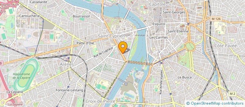 localisation de l'entreprise MADAME LUCIE RIVES  TOULOUSE