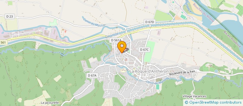 localisation de l'entreprise MADAME LUCIE RIVIER  LA ROQUE-D'ANTHERON