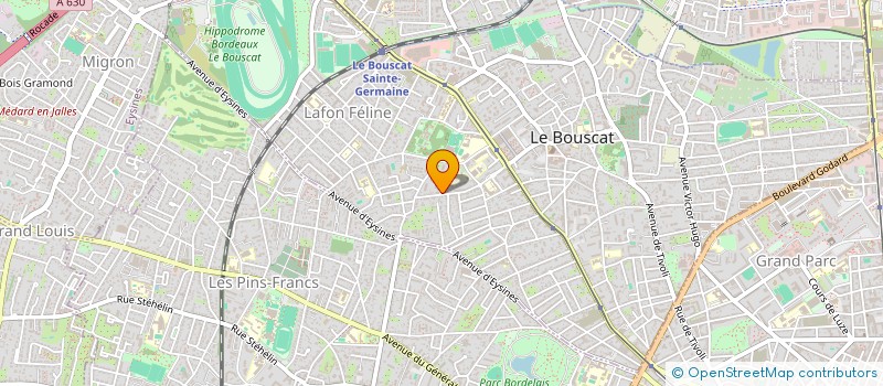 localisation de l'entreprise MADAME LUCIE ROBERT  LE BOUSCAT