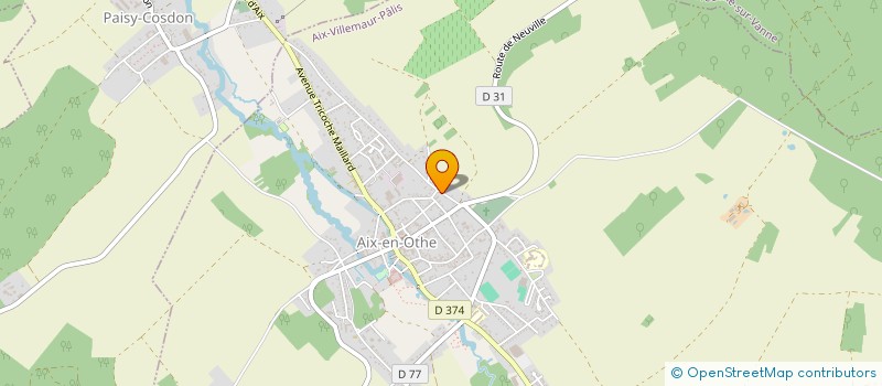 localisation de l'entreprise MADAME LUCIE ROBIN  AIX-VILLEMAUR-PALIS