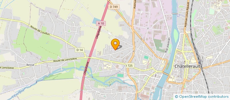 localisation de l'entreprise MADAME LUCIE ROBINEAU à CHATELLERAULT