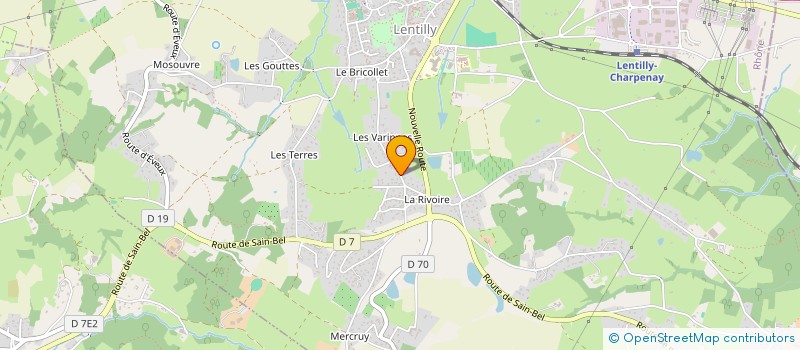 localisation de l'entreprise MADAME LUCIE ROBINOT  LENTILLY