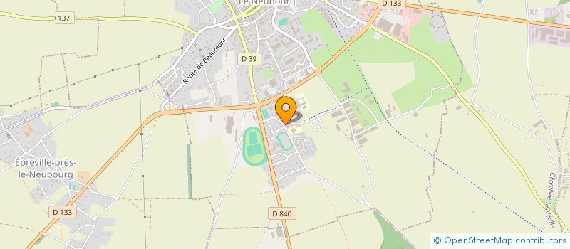 localisation de l'entreprise MADAME LUCIE ROCARD à LE NEUBOURG