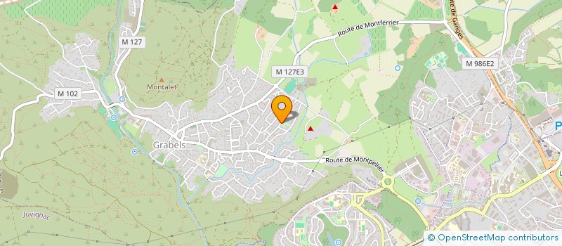 localisation de l'entreprise MADAME LUCIE ROCHE  GRABELS