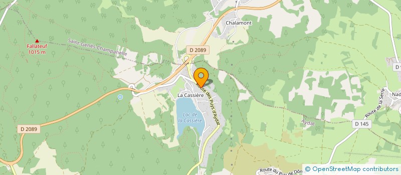 localisation de l'entreprise MADAME LUCIE ROCHETTE  AYDAT