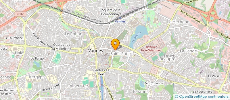 localisation de l'entreprise MADAME LUCIE ROGER à VANNES