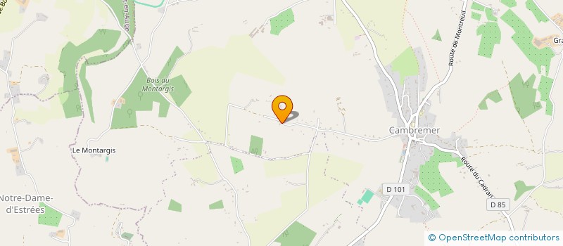 localisation de l'entreprise MADAME LUCIE ROGER  CAMBREMER