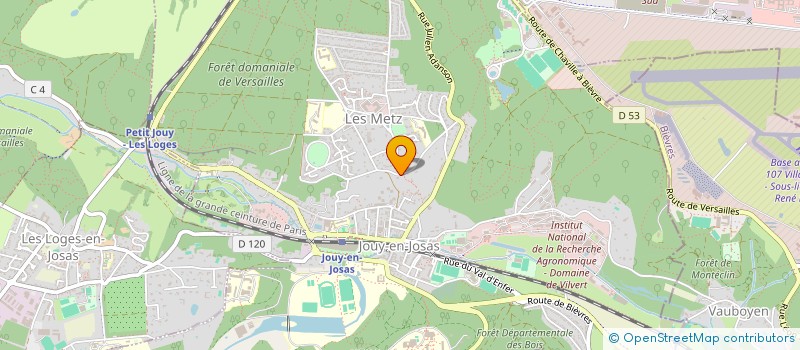 localisation de l'entreprise MADAME LUCIE ROGEZ  JOUY-EN-JOSAS